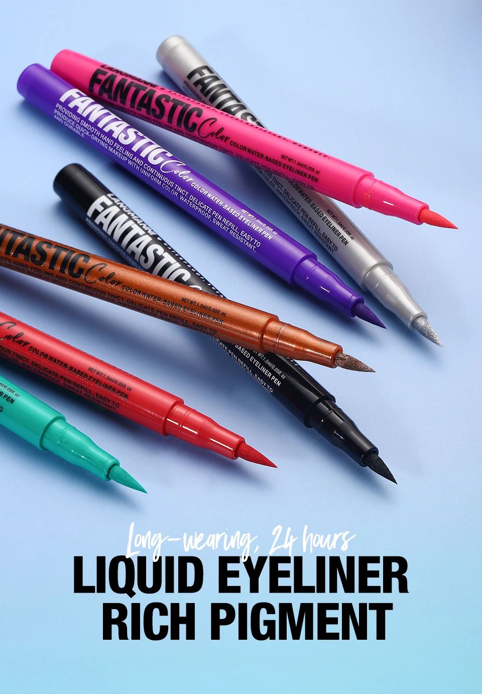 Langmanni Fantastic Color Eyeliner Liquid - Image 5