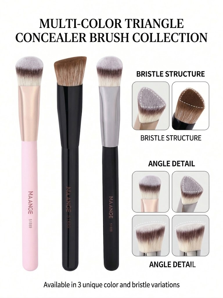 MAANGE 1pc Triangle Makeup Brush