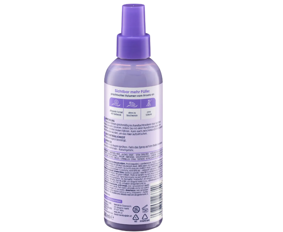 Balea Ultra Volumen Spray 200ml - Image 2