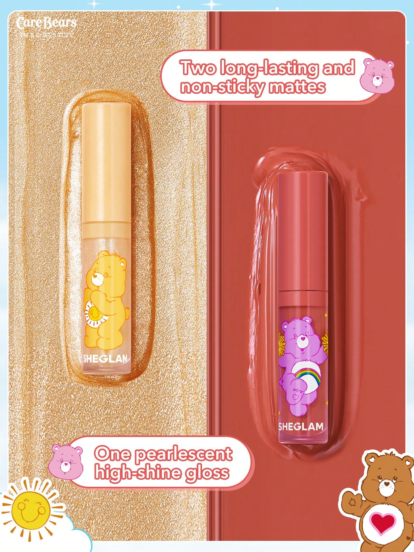 Care Bears X SHEGLAM Share A Smile Lip Set - Image 5