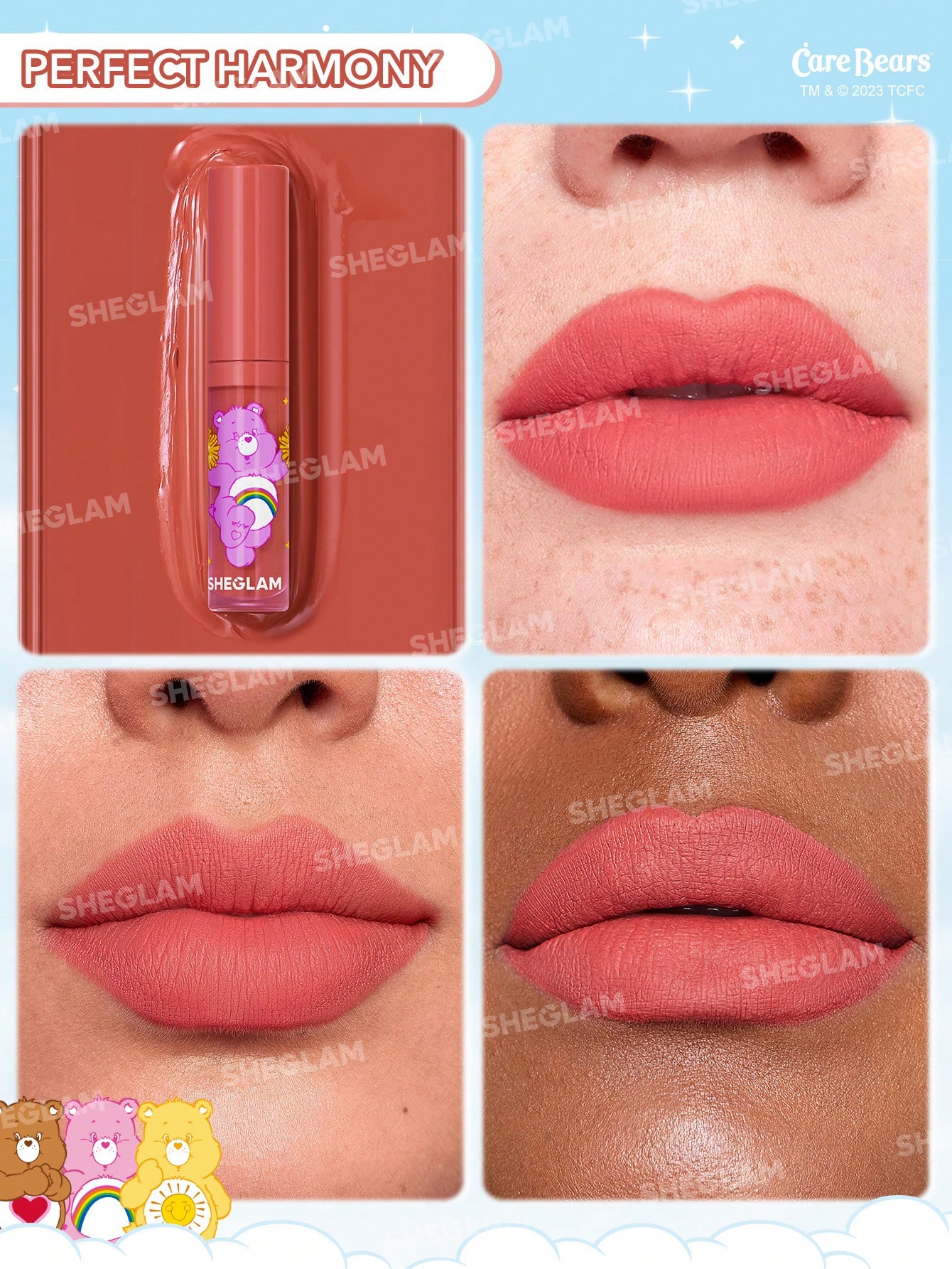 Care Bears X SHEGLAM Share A Smile Lip Set - Image 4