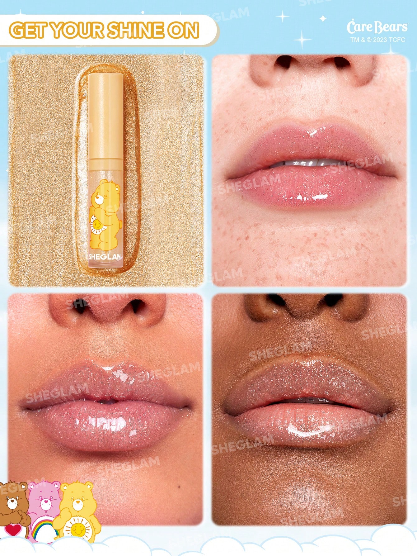 Care Bears X SHEGLAM Share A Smile Lip Set - Image 3