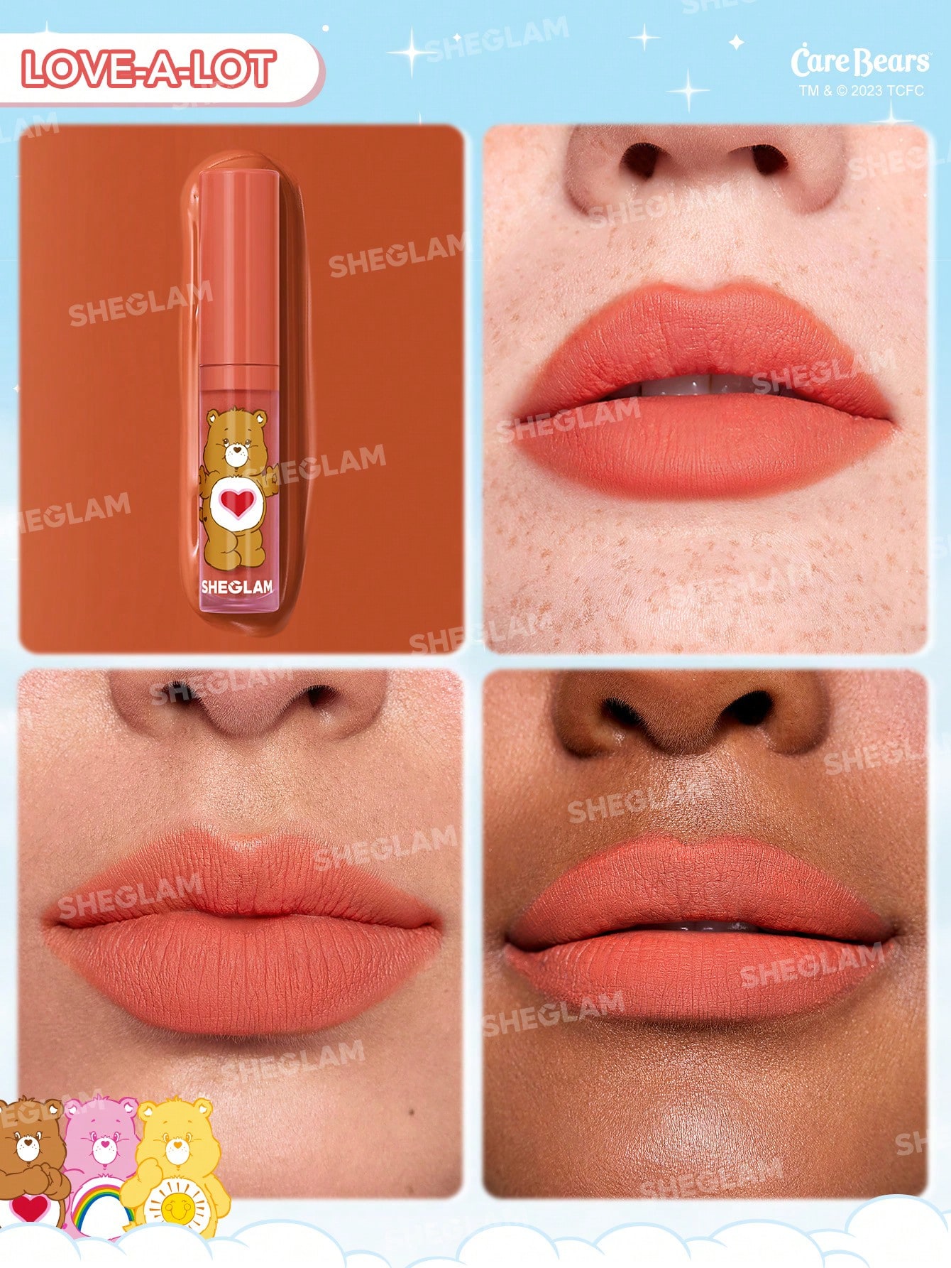 Care Bears X SHEGLAM Share A Smile Lip Set - Image 2