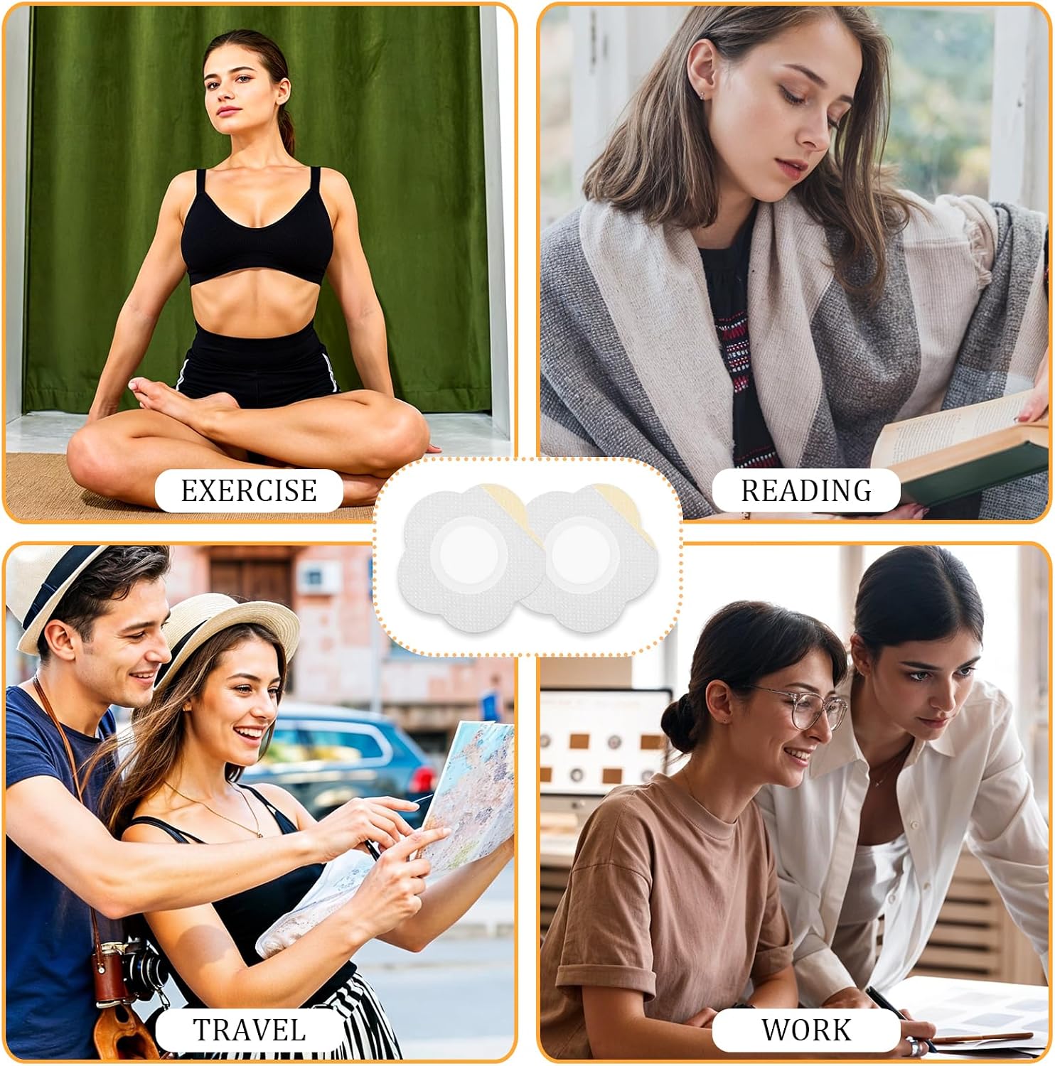 Disposable Castor Oil Belly Button Patches, Made Of Breathable Non-Woven Fabric, Unisex (Oil-Free) - Image 7