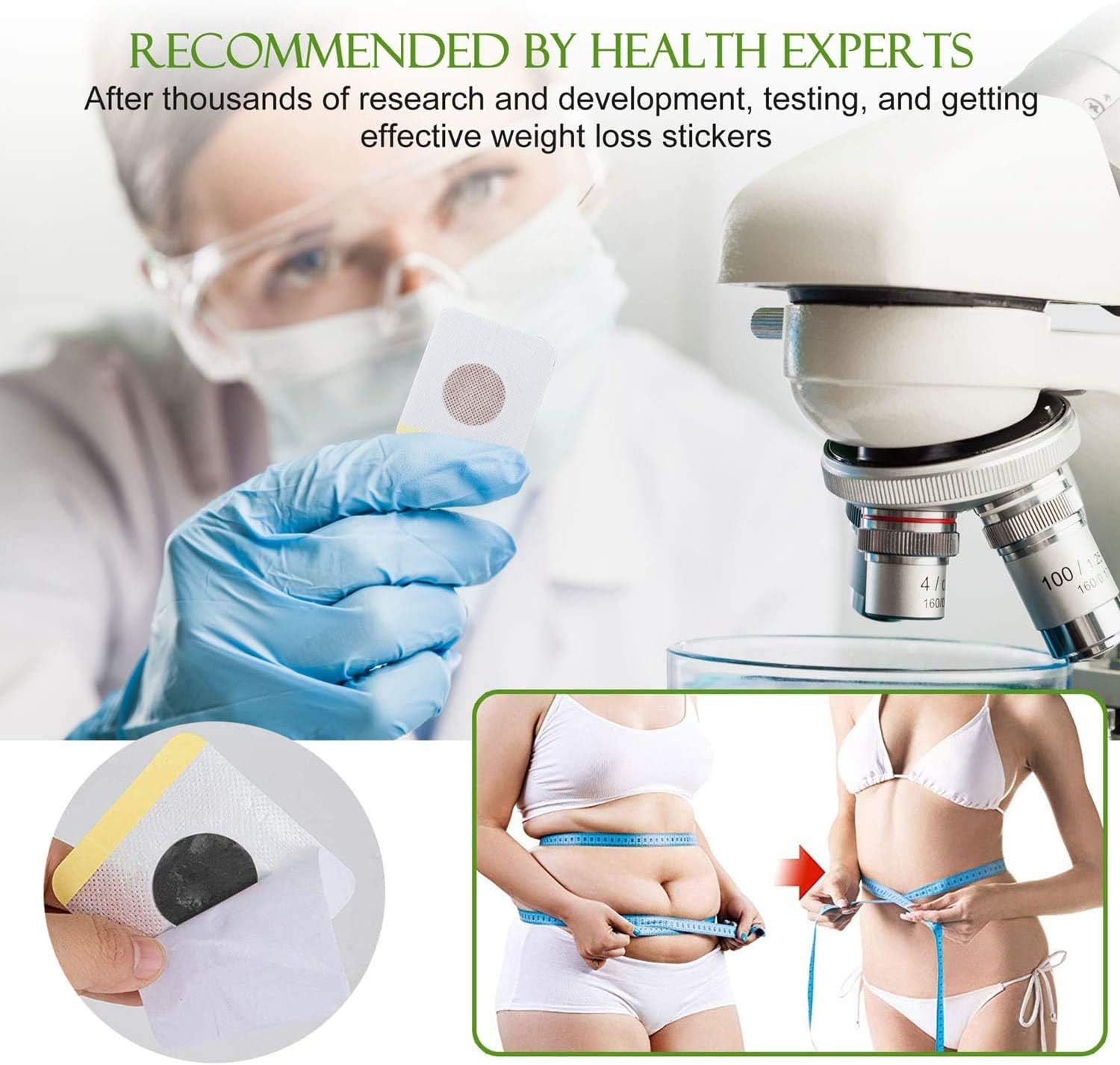 Square Slimming Body Patches | 30pcs - Image 3