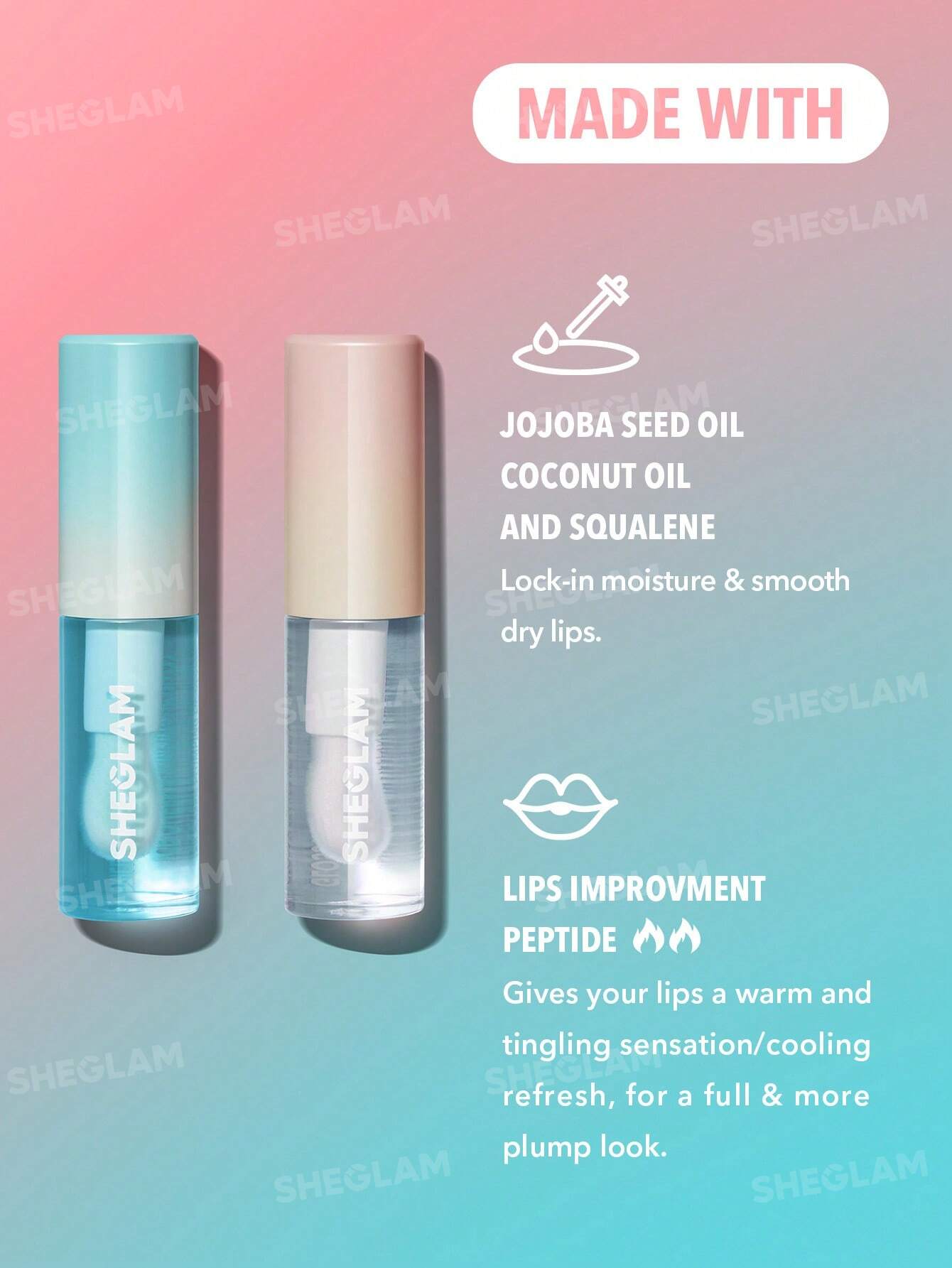 SHEGLAM Plump Addict Hot & Cold Gloss Duo - Image 4
