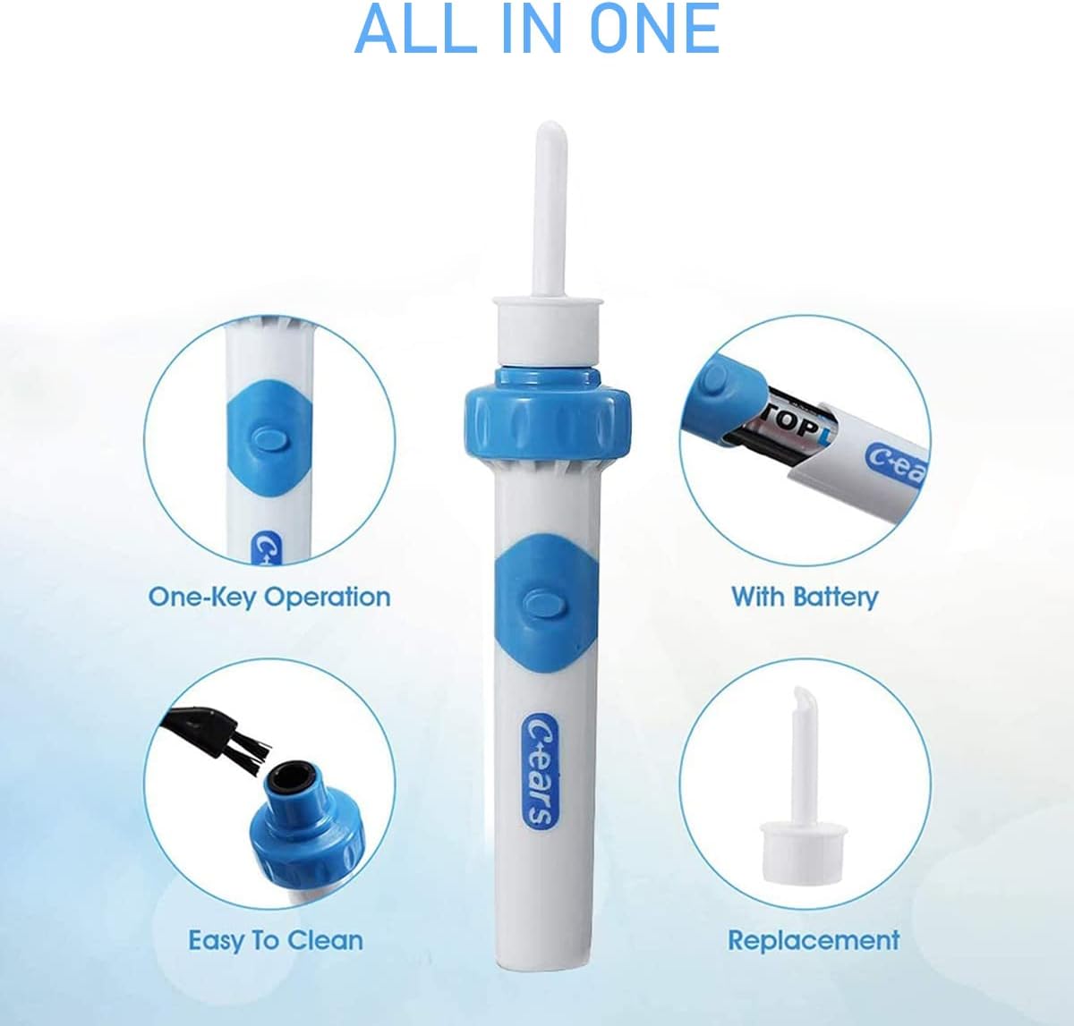 Electric Ear Wax Removal Kit, Ear Wax Removal Vacuum for Kids & Adults - Image 4