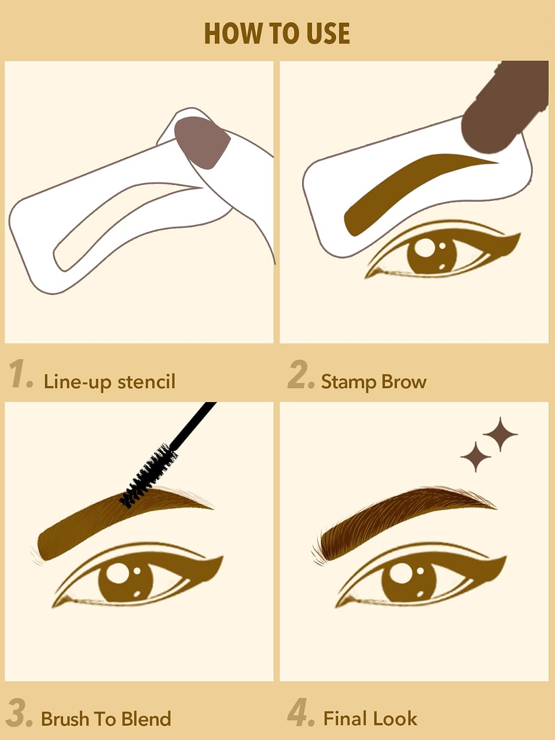 SHEGLAM Genius Eyebrow Stamp Chocolate | Flawless Brows - Image 5