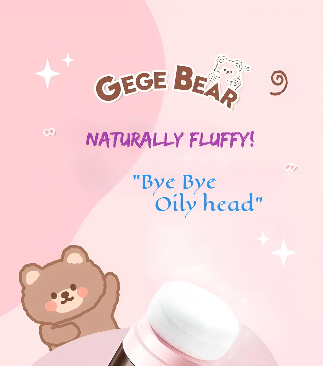 Gege Bear Hair Volumizing Powder | Instant Root Lift & Oil Control Texture Powder for Hair Men & Women - Image 7