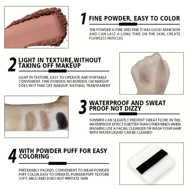 GOIPLE Shadow Powder Hair & Lace Black - Image 3