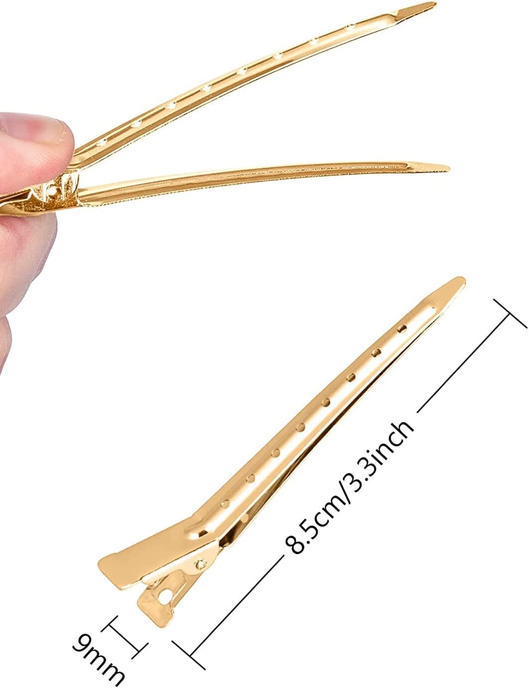 20pcs Metal Hair Clips – 3.35 Inch Alligator Hair Clips - Image 2