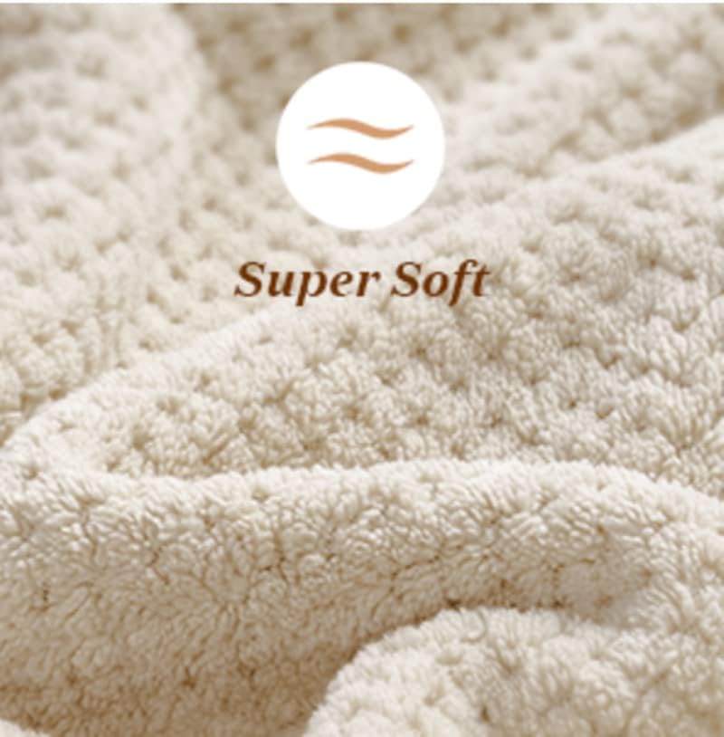 Quick-Drying Absorbent Hair Drying Towel | Beige - Image 2