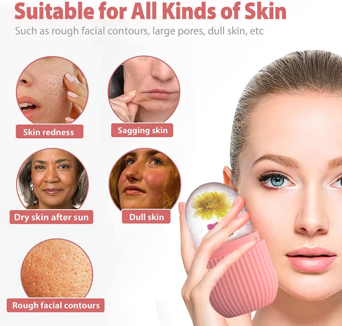 Ice Roller | Relieving Facial And Eye Puffiness | Pink - Image 7
