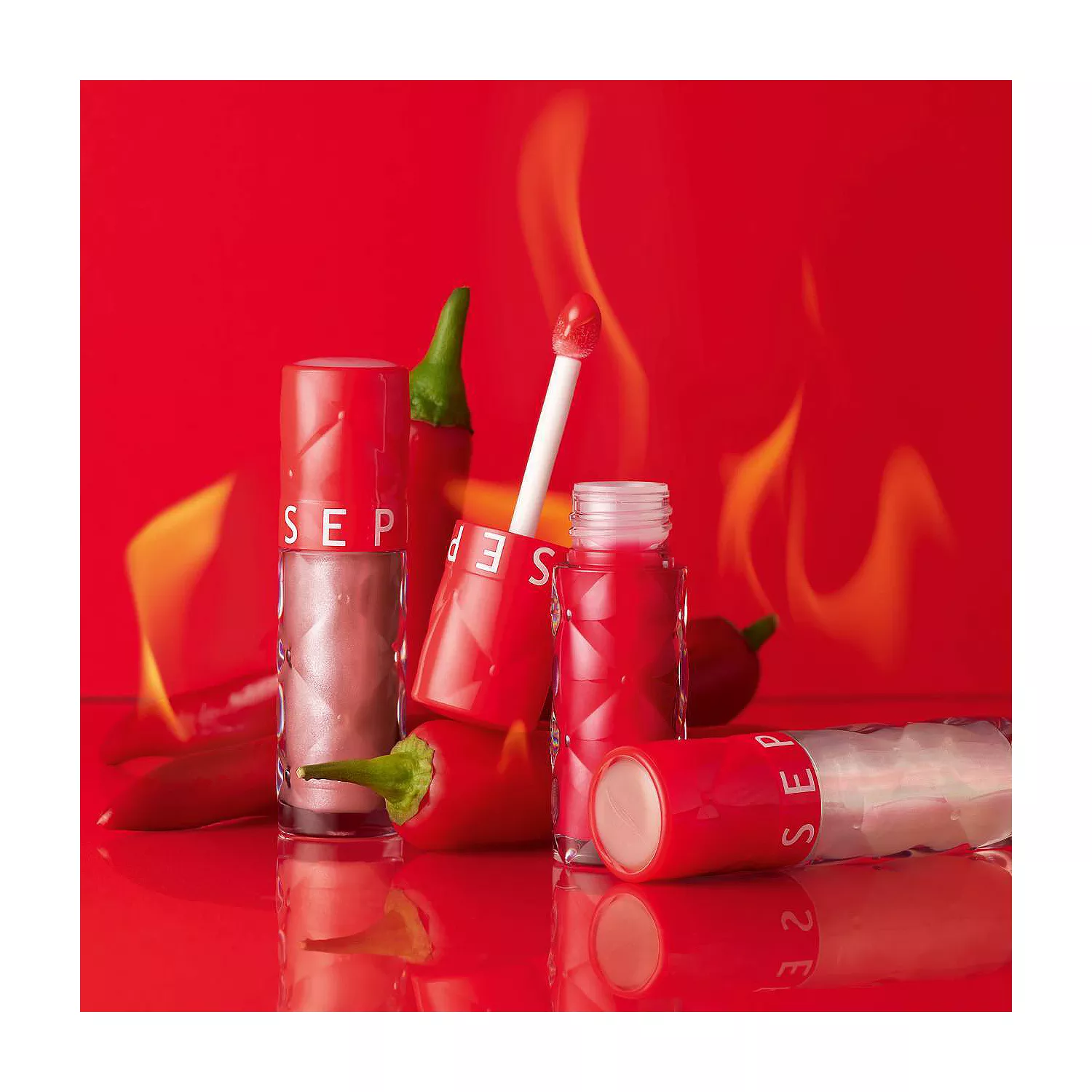 SEPHORA COLLECTION Outrageous Plump | Intense Hydrating Lip Gloss | 03 Flame - Image 6