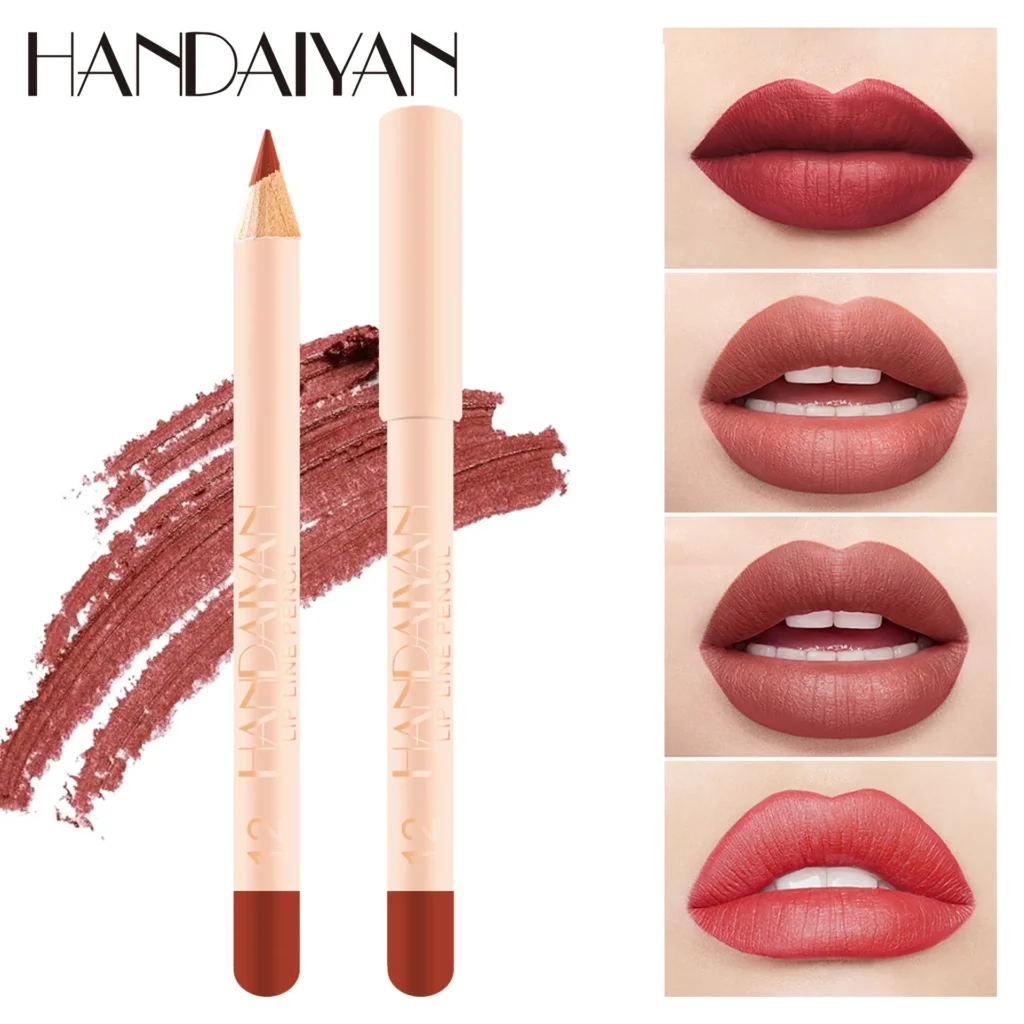 12-Piece Matte Lip Liner Set – Velvet Long-Wearing Formula - Image 5