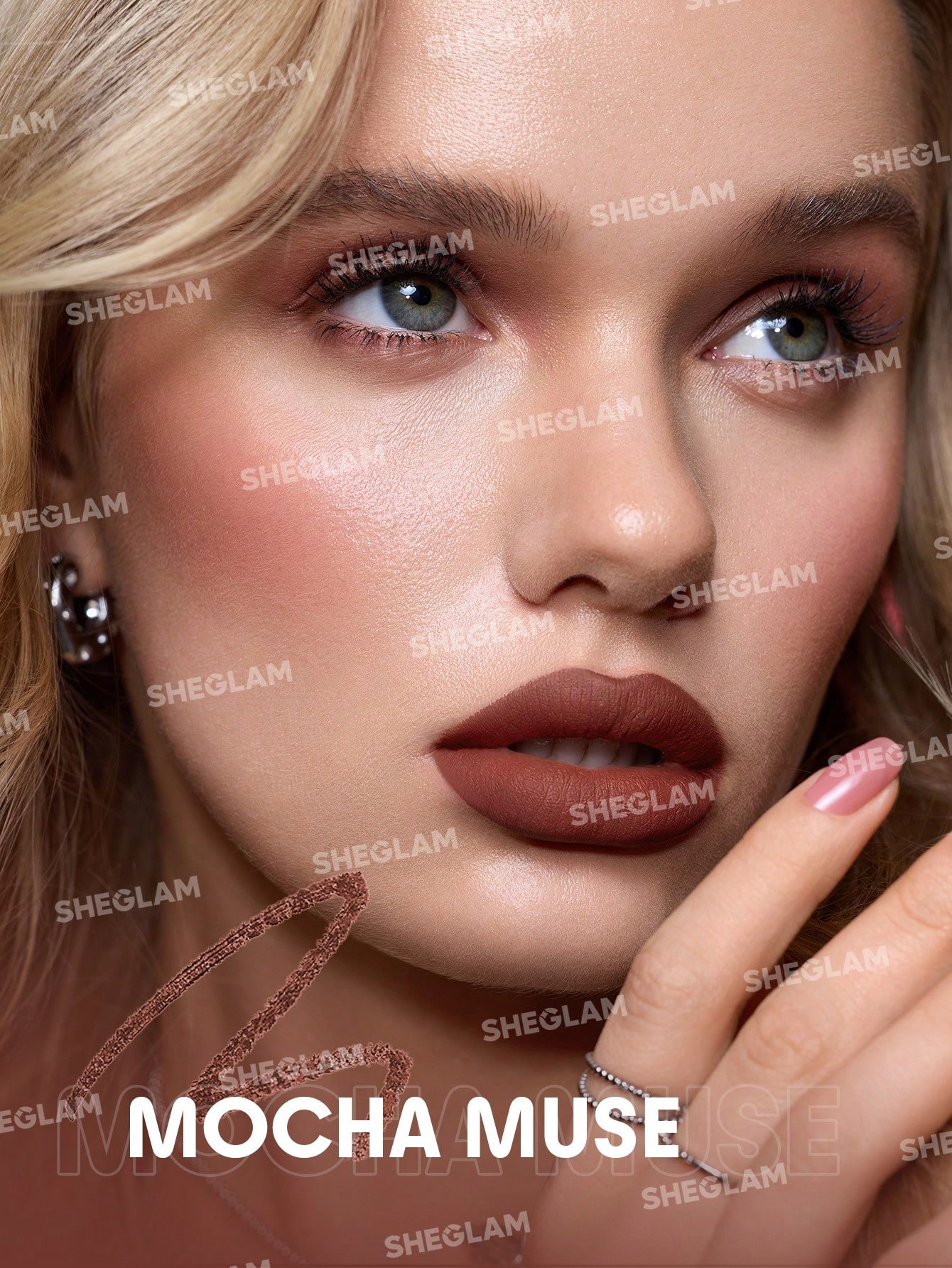 SHEGLAM Bold Booster Plumping Lip Liner-Mocha Muse - Image 6