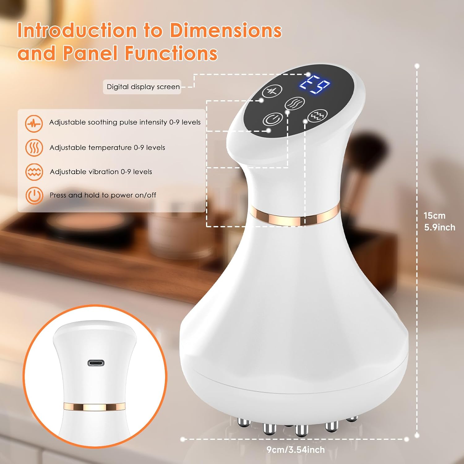 Body Sculpting Machine, Lymphatic Drainage Massager & Anti Cellulite Massage Tool, Helps Reduce Stretch Marks & Cellulite | Targeted Relief for Sciatica | Nerve, Hip, Joint, Muscle and Lower Back Pain - Image 2