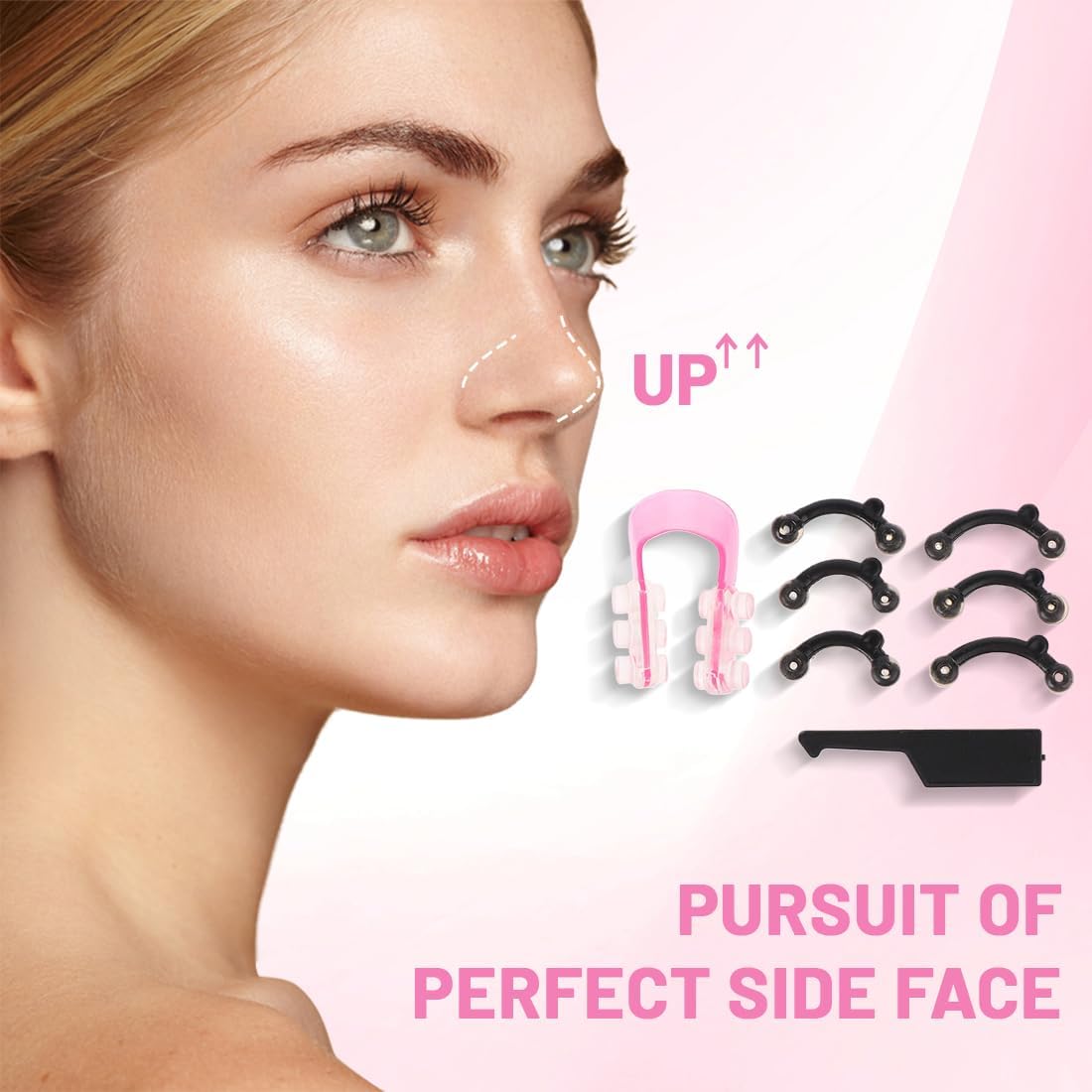 Invisible Nose Clip | Nose Lifting Clips | Nose Corrector | Silicone Nose Bridge Clamp - Image 4