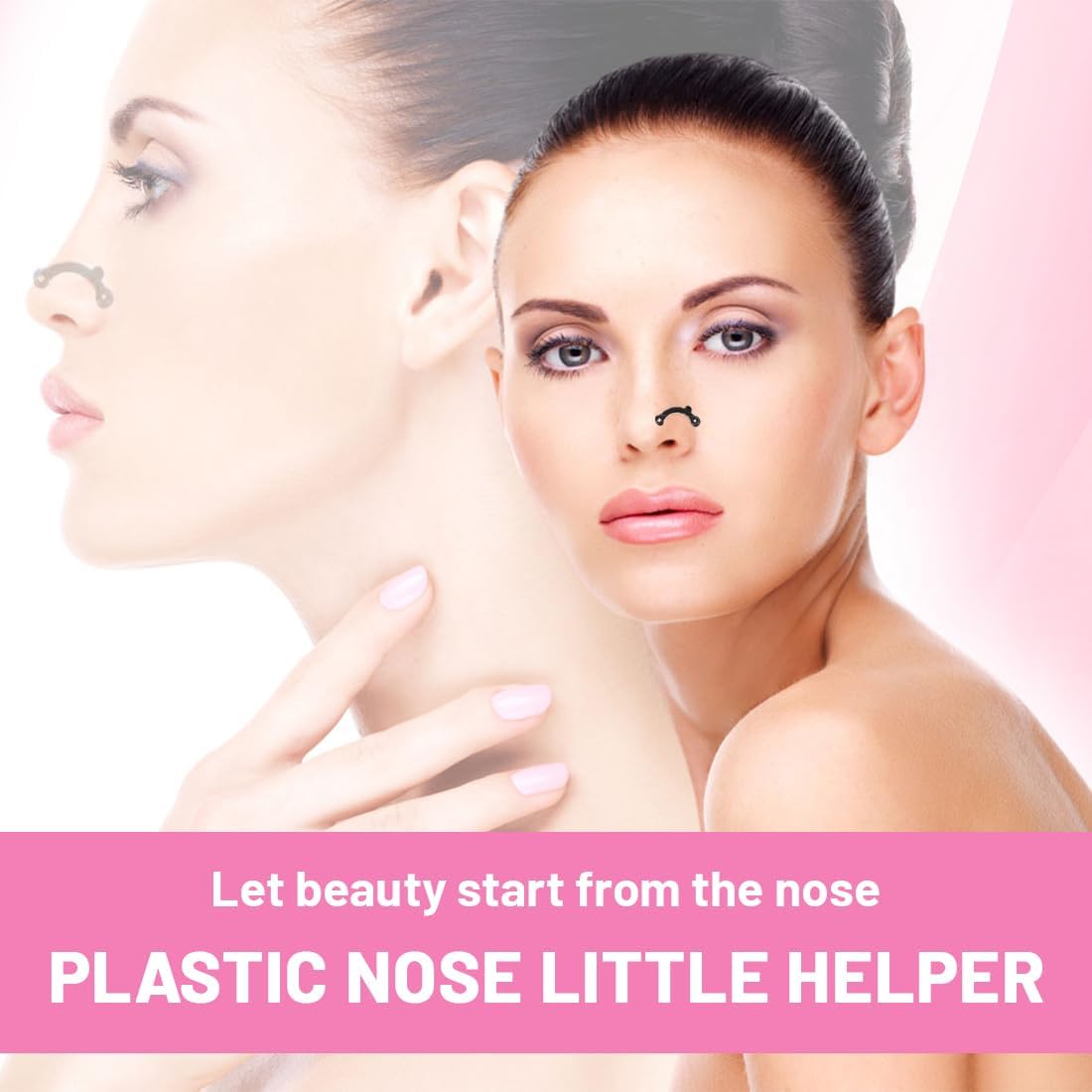 Invisible Nose Clip | Nose Lifting Clips | Nose Corrector | Silicone Nose Bridge Clamp - Image 3