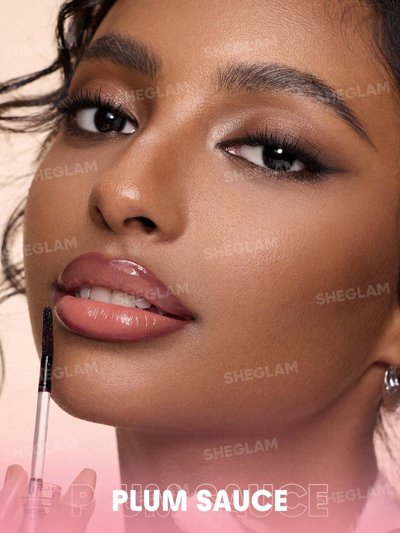 SHEGLAM Fall In Line Peel Off Lip Liner Stain - Plum Sauce - Image 3
