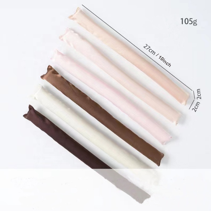6pcs Kit Twist Sponge Sleep Satin Hair Curling Rod Set - Image 3