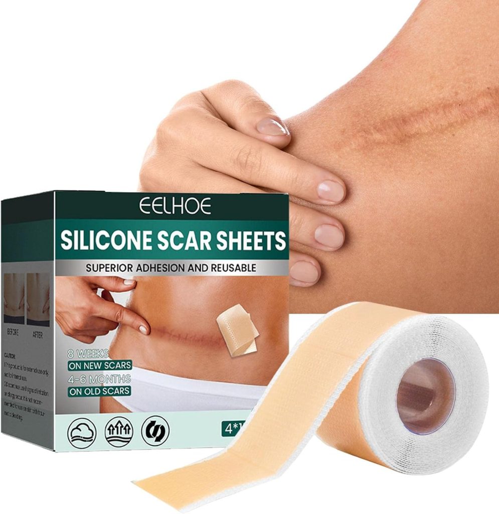Scar Removal Patch, Self-Adhesive Silicone Sheets For Scars | Silicone Strips | Reusable