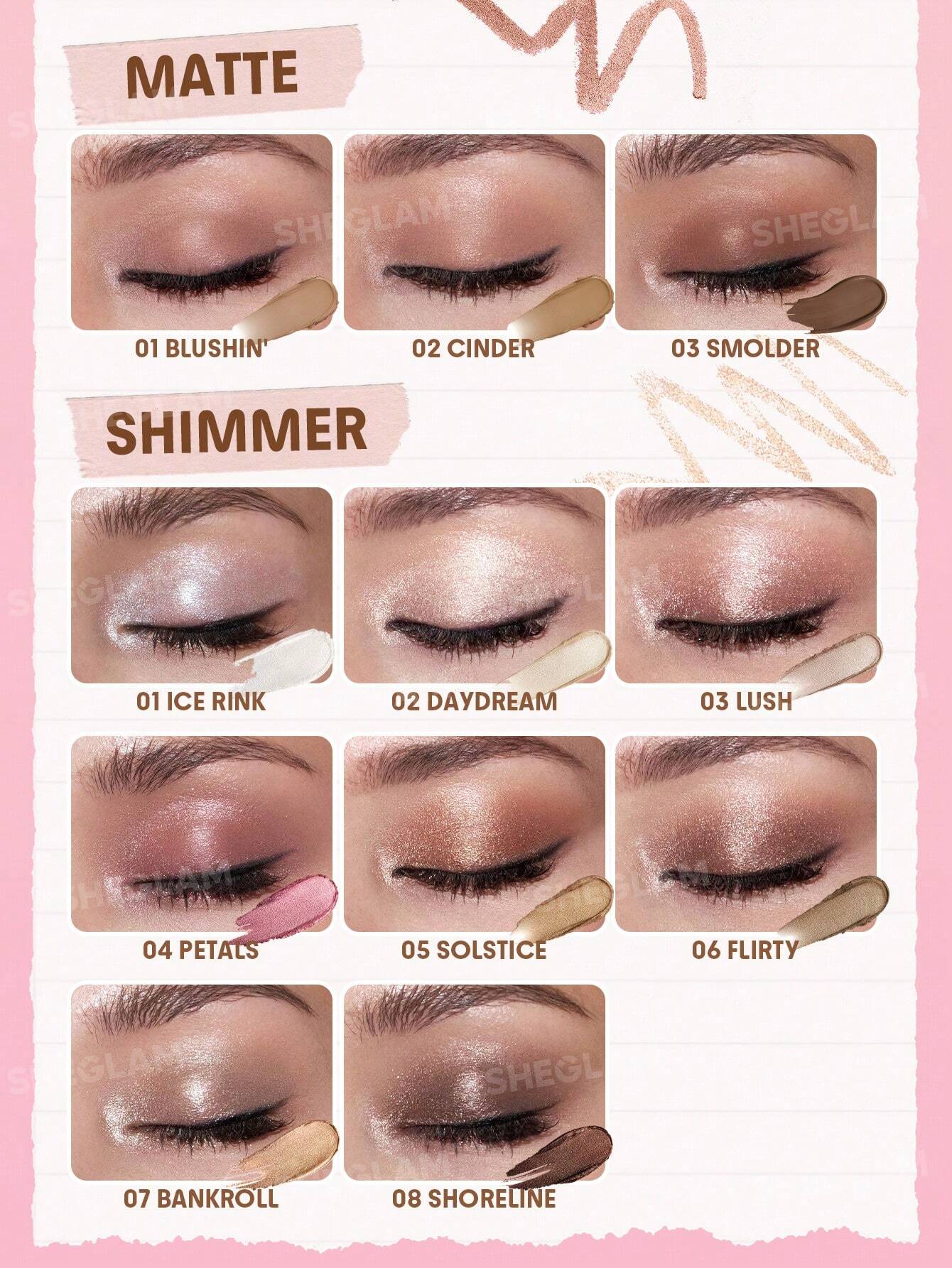 SHEGLAM Creamsicle Eyeshadow Stick - 04 Petals - Image 3
