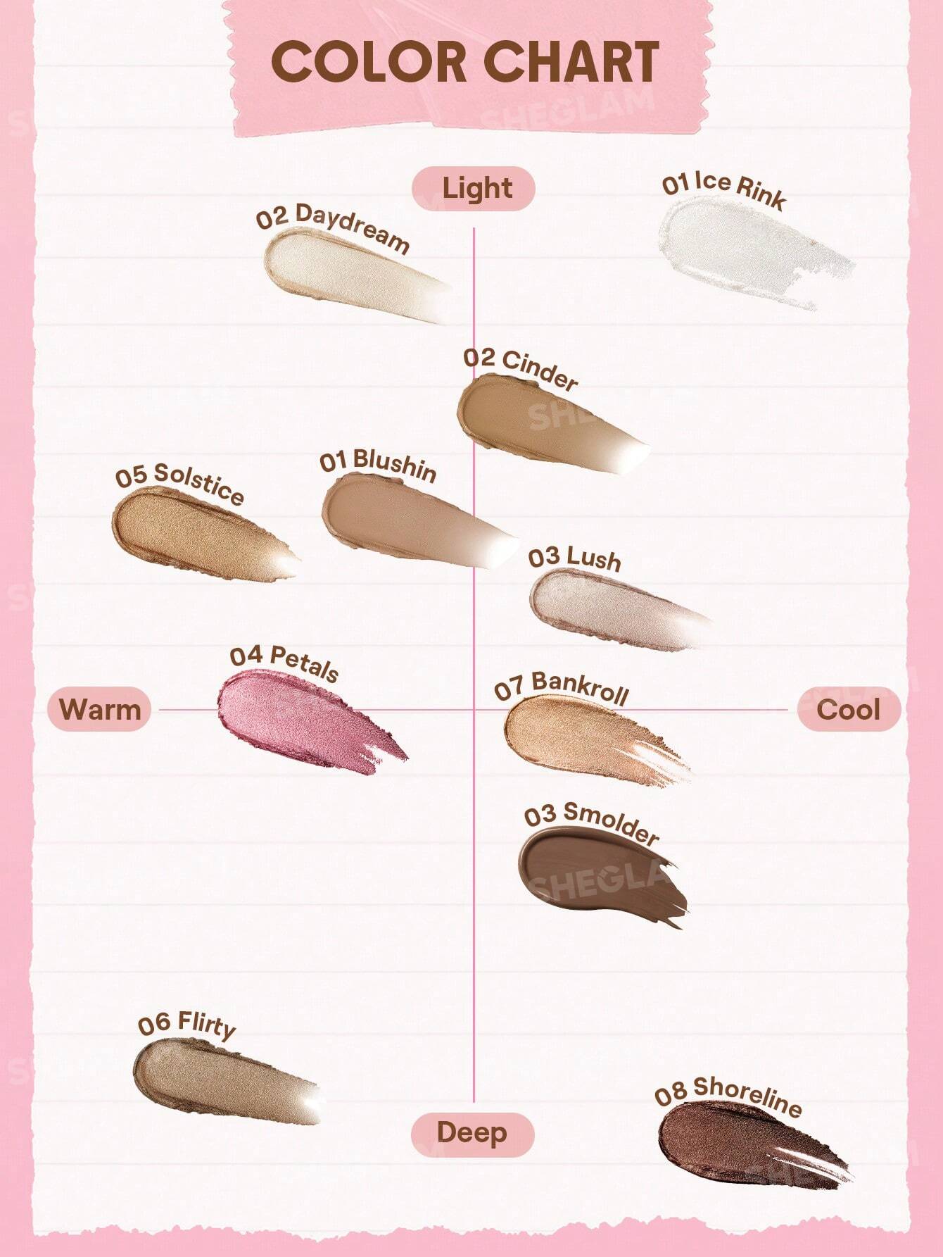 SHEGLAM Creamsicle Eyeshadow Stick - 04 Petals - Image 4