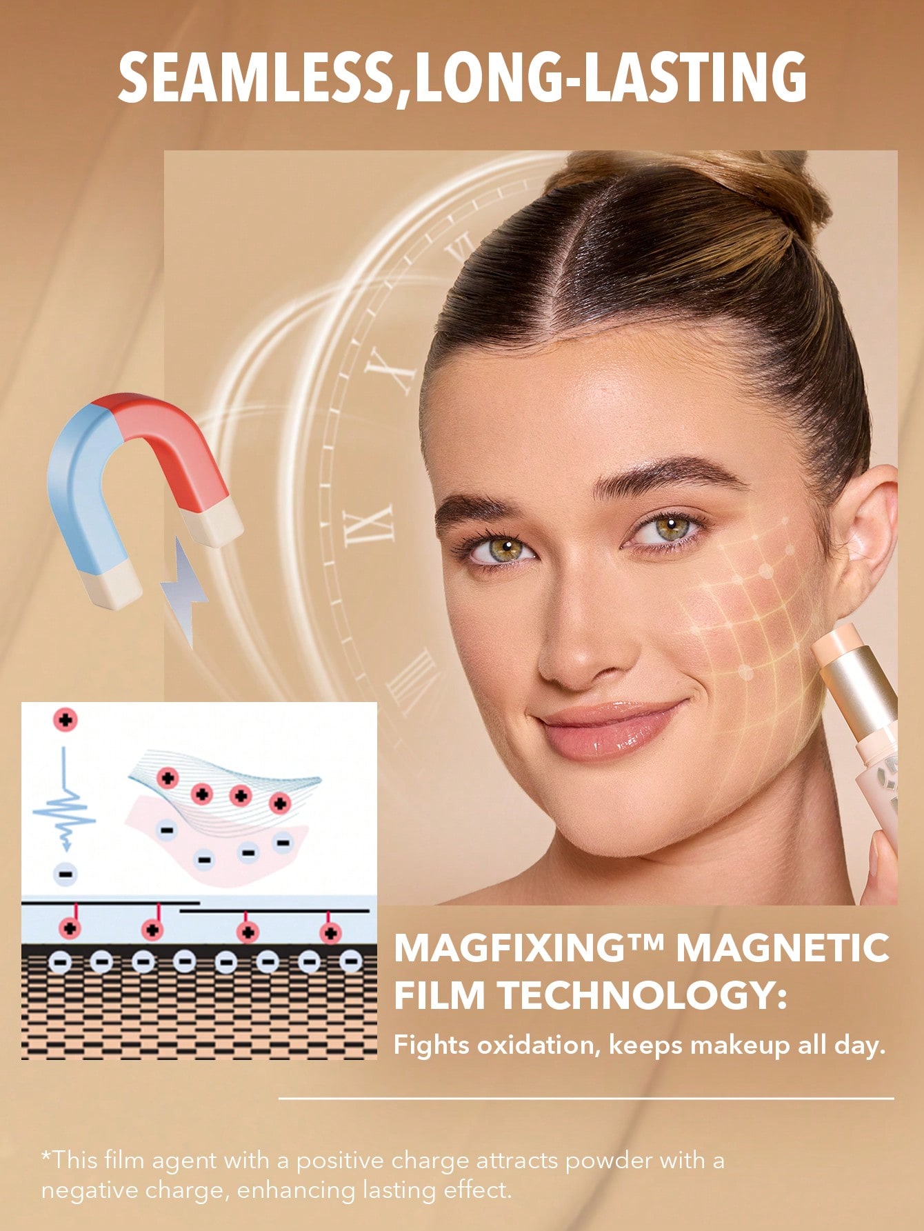 SHEGLAM Skin Magnet High Coverage Foundation Stick-Shell - Image 3