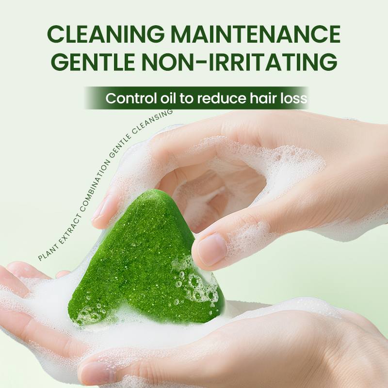 GREENLEM GRASS BLACK HAIR NOURISHING SHAMPOO SOAP - Image 2