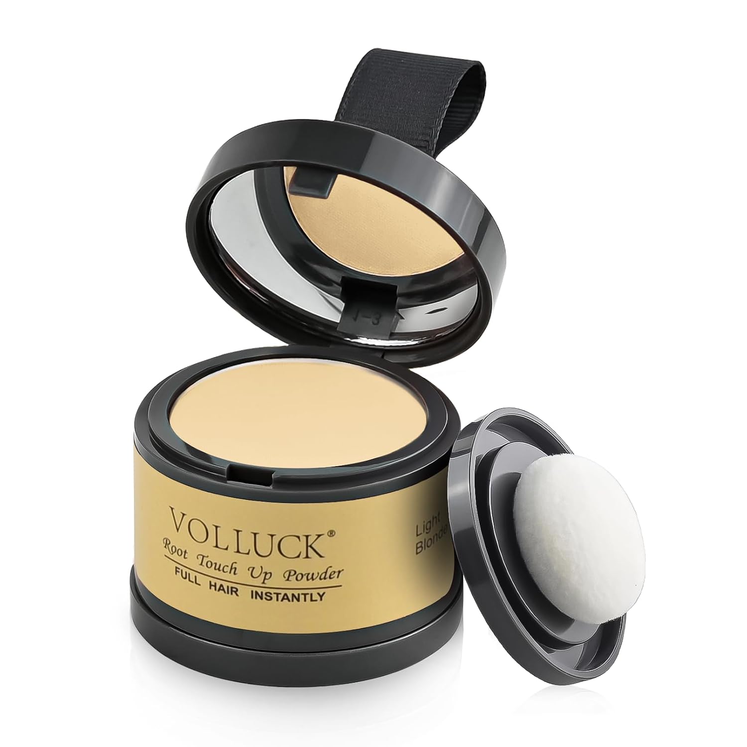 Volluck Light Blonde Hair, Root Touch up Powder, Instant Hairline Powder for Thinning Areas and Gray Hair Light Blonde