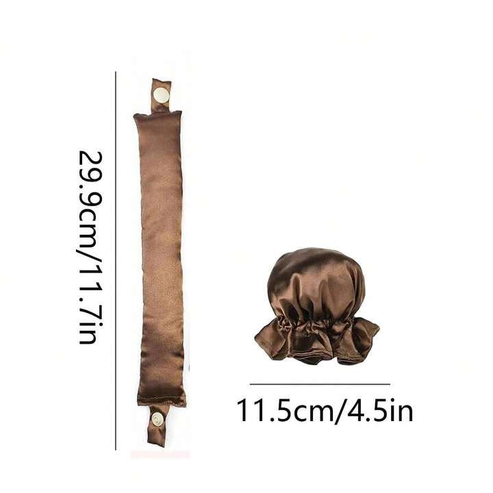 Heatless Hair Curler 3+3Hair Curling Roller Dark brown - Image 5